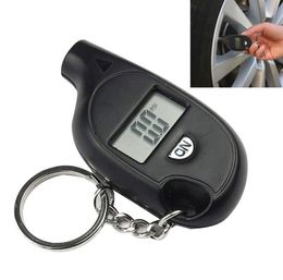 Keychain LCD Digital Screen Tire Pressure Gauge Universal LCD Digital Tyre Pressure Gauge for Car Truck Bike Diagnostic Tool GGA986430117