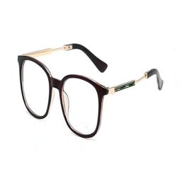 High quality fashion men and women PC frame glasses Metal Angle eyeglass transparent lenses sunglasses Occhiali Lentes Lunette De 2228