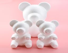 1pcs 20cm30cm Artificial Flowers Foam Teddy Bear of Roses Mould DIY Gifts Polystyrene Styrofoam Wedding Valentine039s Day Prese2045370