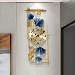 Wall Clocks Modern Aesthetic Art Mural Luxury Interior Silent Watch Creative Nordic Relogio De Parede Room Decorations