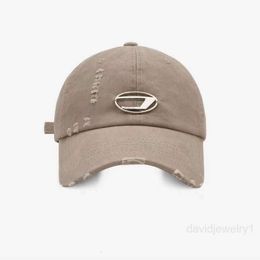 disel hat hats designers women bucket diesl hat baseball cap Casquette Luxe hats for men Trendy Brand d Metal baseball cap men and women Couples