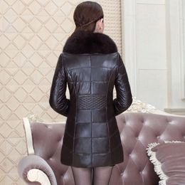 Haining Fur Coat New Genuine Down Medium Length Women's Middle-Aged And Elderly Mothers Mink Leather Jacket 734496