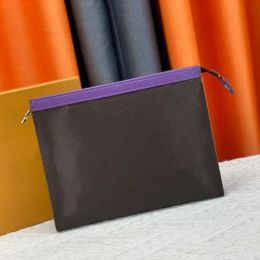 豪華なデザイナーバッグハンドバッグトートバッグ屋外ニュートラルクラッチバッグクラシックレタープリントプリント汎用ゼロウォレットショルダーマンバッグ財布財布クラッチ61692