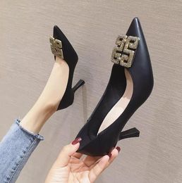 Comfort Evening Women Party Prom Dress Fashion Elegant Black High Heels Designer Shoes Stiletto Wedding Office Pum
