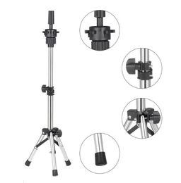 Adjustable Hairdressing Tripod Mannequin Holder Hairdresser Training Head Mould Clamp False Stand Hair Wig8264469