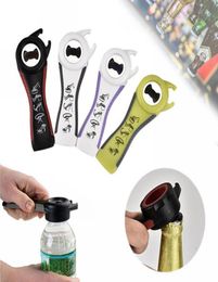 Multifuctional All In One Opener can Opener Beer Bottle Opener Jar Can Kitchen Manual Tool Gadget3410647