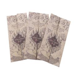 Potter The Marauder039s Map Wizard School Ticket Students Collection Gifts Fans Party potter Map Sticks6376160