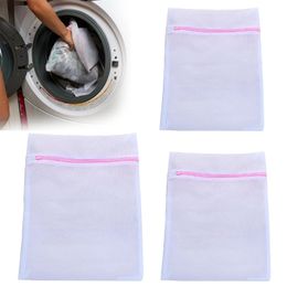 Wholesale Mesh Laundry Bags 30*40cm-60*60cm Laundry Blouse Hosiery Stocking Underwear Washing Bags Care Bra Lingerie for Travel