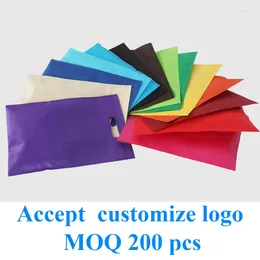 Shopping Bags 25 30cm 50pcs Tote Bag Custom Printed Gift Non Woven Items Businesses Customizable Reusable