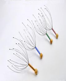 Manual brains calp hand head massager head neck scalp massager claw items with fullquality stainless steel wire rel3057677