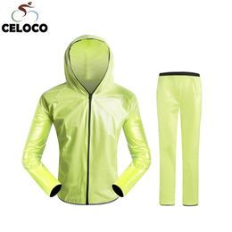 Waterproof Cycling Jersey Long Sleeve Raincoat Wind Rain Coat Windproof Bicycle Clothing MTB Men Women Bike Jacket 240307