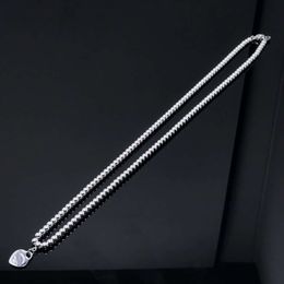 Desginer T jewelry t Home Precision High Quality Bead Love Necklace Without Diamonds Love Buddha Bead Chain Internet Celebrity