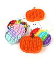 Push Bubble Sensory Toys 5 Styles Pumpkins Bubble Relief Stress Desktop Game Soft Squeeze Reasoning for Adults Childrena19a592277408