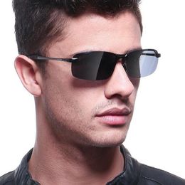 Fashion Polarised Sunglasses Men Designer Night Vision Eyewear Man's UV400 Day Night Sun Glasses 15 Colours for Male250W