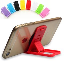 New Portable Foldable Table Mini Plastic Cell phone Stand Holder Folding Adjustable Phone Bracket Support for iphone Samsung ipad 3370981
