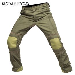 Pants Tactical Pants Men Military Training Combat WearResistant Pant Male MultiFunction Cargo Trousers MultiPocket Men's Pant