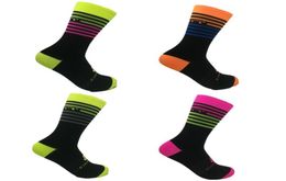 New cycling socks men039s mountain bike socks Outdoor running hiking breathable mens sports socks women 4 colors8043807