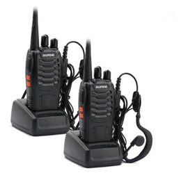 2pcs Baofeng 888s walk talk UV5RA For Walkie Talkies Scanner Radio Vhf Uhf 400470 MHz Dual Band Cb Ham Radio Transceiver device2018079