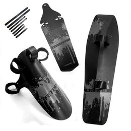 Bicycle Mudguard Set Cycling Accessory Bike Fenders Downtube/Front /Rear mud guard for MTB Road Bike Accessories 3 Pieces 240301