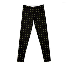 Active Pants Fleur De Lis Leggings Female Legging Gym Wear Sports For Womens