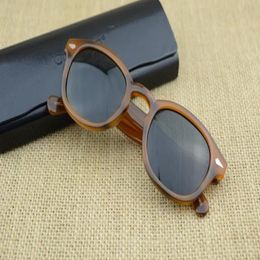 Whole Design S M L Frame 18Color Lens Sunglasses Lemtosh Johnny Depp Glasses Top Quality Eyeglasses Arrow Rivet 1915 With Case271m