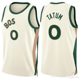 Jayson Tatum Celtices Basketball Jerseys Black White Jersey