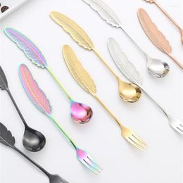 Forks Cake Dessert Tea Spoon Exquisite Craftsmanship Stainless Steel Material Resistant To Scratches Ageing Durability Kitchen Ware