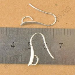 100X DIY Making 925 Sterling Silver Jewelry Findings Hook Earring Pinch Bail Ear Wires For Crystal Stones Beads268G