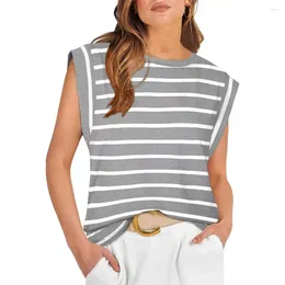 Women's Blouses O-neck Raglan Short Sleeves Tops Striped Color Block Tank Top Casual Loose Fit Tee Shirt Sleeve Streetwear