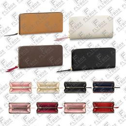 M60742 M61298 N61264 CLEMENCE Zipper Wallet Coin Purse Woman Fashion Designer Luxury Key Pouch Credit Card Holder Business High Qu224S