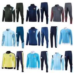 2023 2024 man tracksuit City HAALAND FULL LONG zip Training Suit 2023/24 Long sleeve Sportswear Football 2023/24 MANS CITIES JACKET Survatment Foot chandal