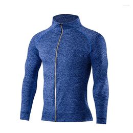 Men's Jackets Sports Jacket Tight Clothes Running Training Autumn And Winter Cardigan Hooded Zipper Fitness Top