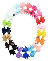 Whole 20 Colours Hair Bows Hair Pin for Kids Girls Harper Small Bow Hairpin Baby Headwear Children039s Hair Accessories9587995