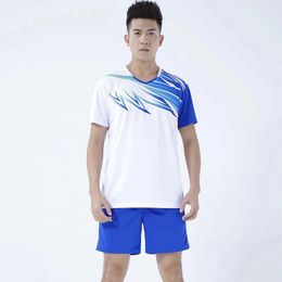 Men Volleyball Uniform Clothes Sets Summer Sell Quick Dry Man 2 Piece Badninton Tennis Ping Pong Jersey Workout Suit 240304