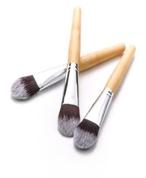 2020 Facial Mask Brush Cosmetic Tool Makeup Foundation Brush Fiber Hair Bamboo Handle Powder Concealer Face Mask Brushes Tool3616037