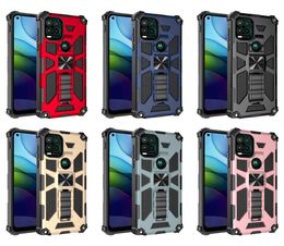 Cell Phone Cases For TCL TMobile Revvl V 5G Hybrid Armour Invisible Kickstand Magnetic Shockproof Back Cover D19376884