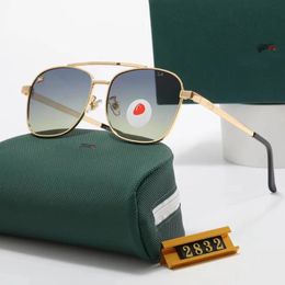 fashion Designers sunglasses Luxury aviator sunglasses women men frog Tide Cool glasses Beach shading UV protection Polarised glas269E