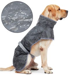 Dog Jacket Coat for Small Medium Large Dogs Reflective Waterproof Clothes Labrador French Bulldog Clothing Outfits Pet Supplies 240226