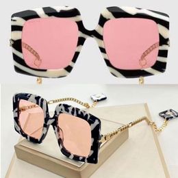 luxury- fashion 0722S glasses polycarbonate sheet rectangular frame 0722 sunglasses men and women designer sunglasses with origina2647