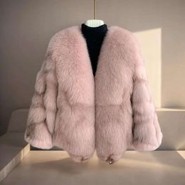 Original Haining Whole Skin Fox Grass Women's 2024 New Fur Coat Temperament Winter Price 424990