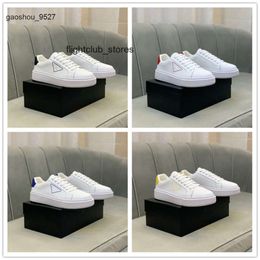 pra Top Sneaker Open Designer Shoes With Fire Quality White Men Italian Real Leather Designer Best Stripe Casual Shoes for prd men DTFV 23H8