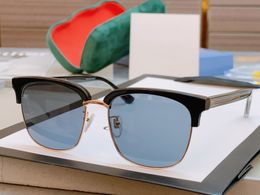 Luxury Brand High quality Polarized Sunglasses Classic 0382S 001 Black/Gray Squared Unisex Sunglasses for Women Men Vintage Style UV400 Lens Sport Sun glasses