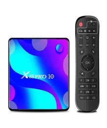 X88 PRO 10 Android 100 TV Box RK3318 32GB 64GB 128GB 24G 5G wifi Bluetooth Smart TV VS H96 TX3 T95 Set top Box1465294