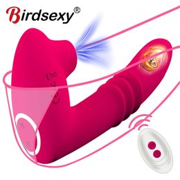 Wearable Sex Toy Clit Sucker Vibrator Dildo Female Masturbator G Spot Massager 10 Modes Vibrating Panties for Couple Adults 18 240227