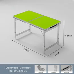 Camp Furniture Outdoor Height Adjustable Comfortable Aluminium Frame Portable Folding Camping Table