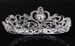 Fashion Exquisite Water Drop Crystal Bridal Crown 2019 For Women Pageant Prom Tiaras Hair Jewelry Accessories Headdress6950476