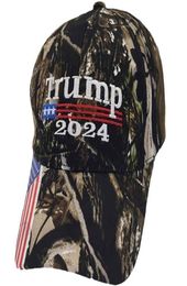 President Donald Trump 2024 Hat Camouflage Baseball Ball Caps Women Mens Designers Snapback US Flag MAGA Anti Biden Summer Sun Vis1578011