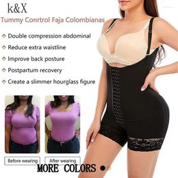 Women's Shapers Fajas Colombianas Postpartum Shapewear Shaping Girdle Slimming Belly Sheath Woman Flat Body Shaper Hip Lift Bodysuit