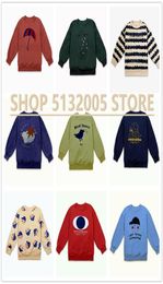 Pre Kids Sweaters New Autumn and Winter Boys Girls Fashion Print Sweatshirts Baby Child Cotton Tops Outwear Clothes LJ2008121415975