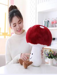 1645cm Creative Cute Small Mushroom Plush Toys Stuffed Soft Vegetables Doll for Kids Child Baby Gift Decoration LA2721365939